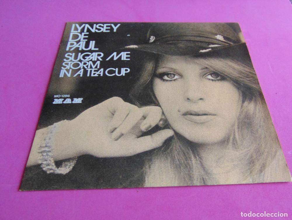 Discos de vinilo: LYNSEY DE PAUL - SUGAR ME - SINGLE 1972 - Foto 3