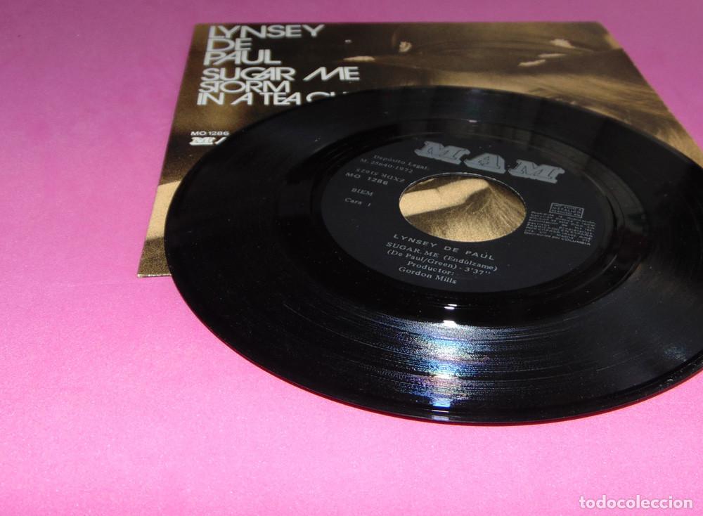 Discos de vinilo: LYNSEY DE PAUL - SUGAR ME - SINGLE 1972 - Foto 4