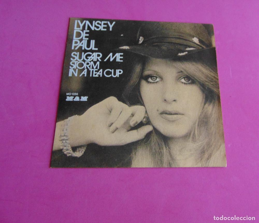 Discos de vinilo: LYNSEY DE PAUL - SUGAR ME - SINGLE 1972 - Foto 1