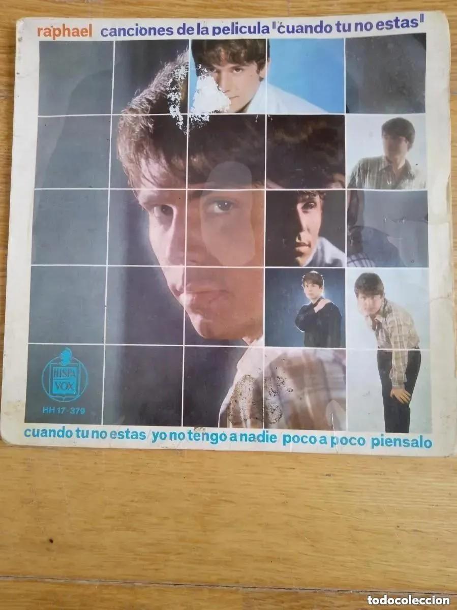 Discos de vinilo: RAPHAEL - CUANDO TU NO ESTAS (EP) 1966 - Foto 1