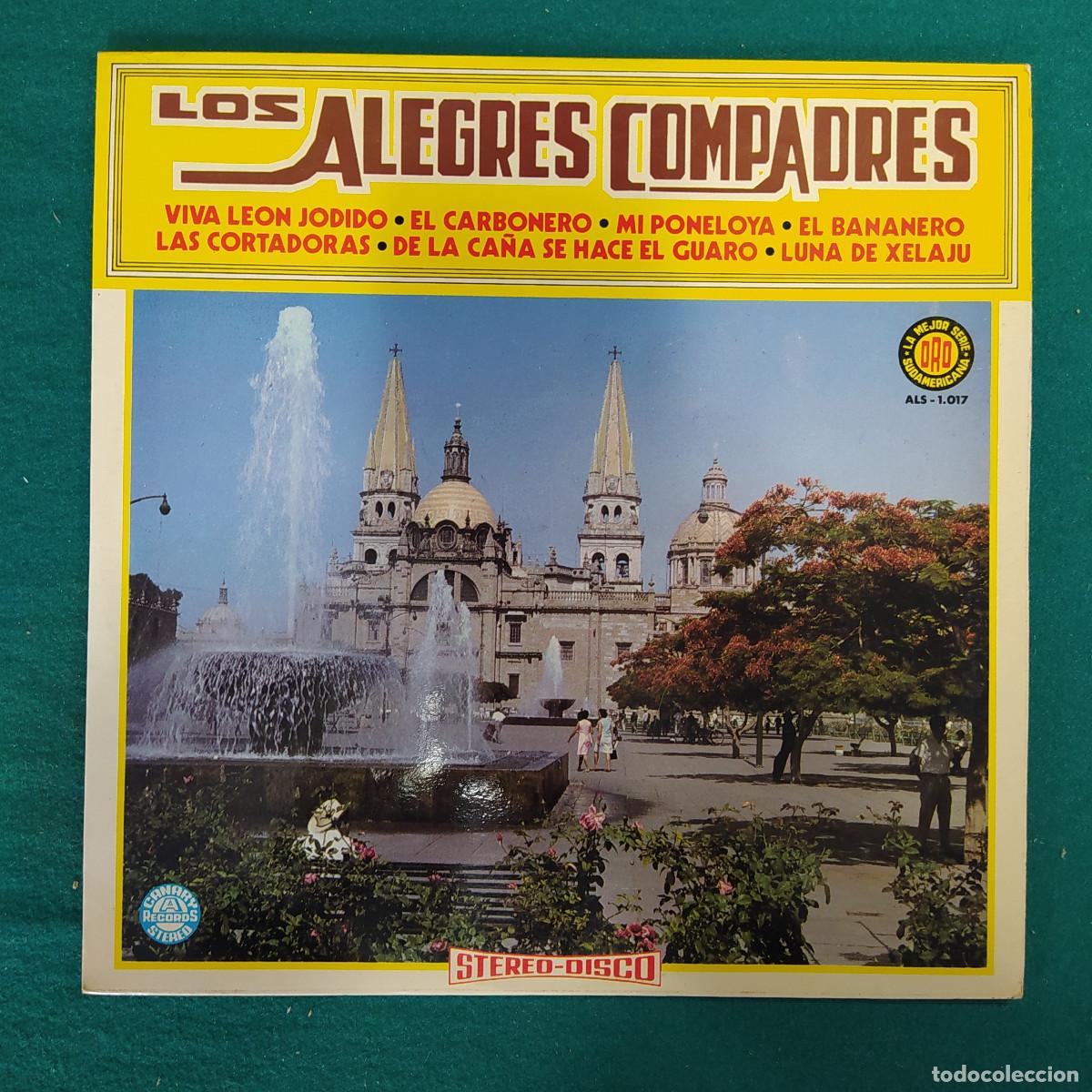 Discos de vinilo: LOS ALEGRES COMPADRES CON EL MARIACHI GUADALUPANO - Foto 1
