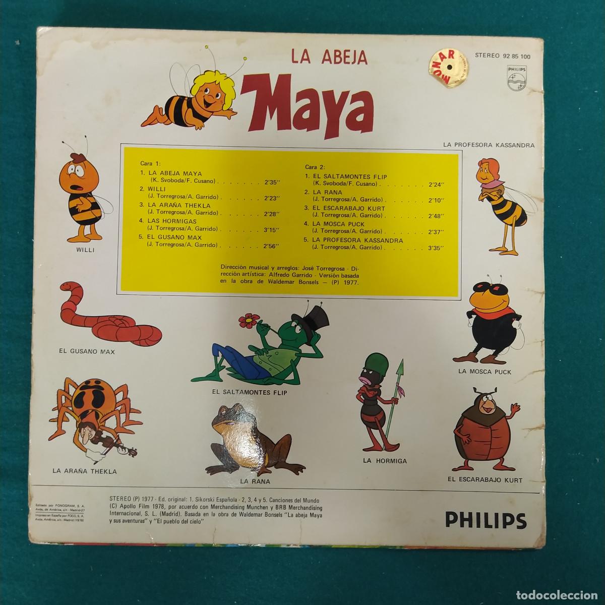Discos de vinilo: La Abeja Maya (Las Canciones De La Serie Original De RTVE) - Foto 2