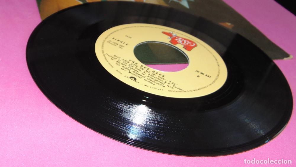 Discos de vinilo: BEE GEES - TOO MUCH HEAVEN - SINGLE 1978 - Foto 5
