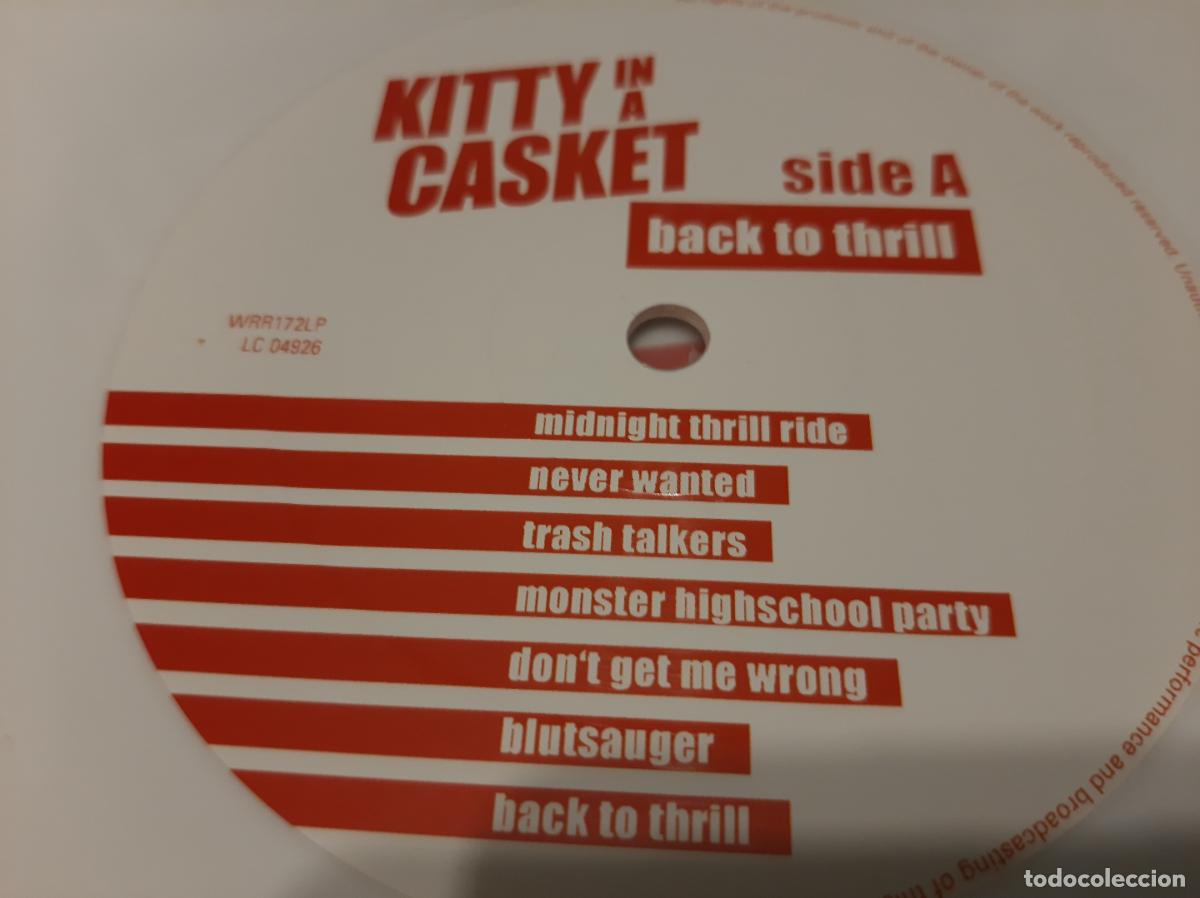 Discos de vinilo: KITTY IN A CASKET -BACK TO THRILL- (2011) LP DISCO VINILO - Foto 3
