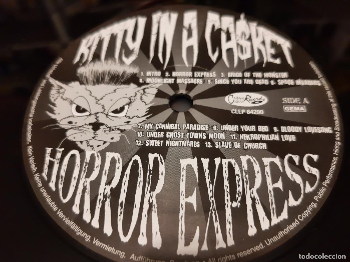 Discos de vinilo: KITTY IN A CASKET -HORROR EXPRESS- (2009) LP DISCO VINILO - Foto 3