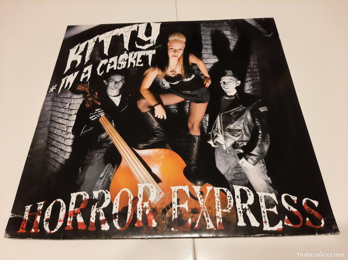 Discos de vinilo: KITTY IN A CASKET -HORROR EXPRESS- (2009) LP DISCO VINILO - Foto 1