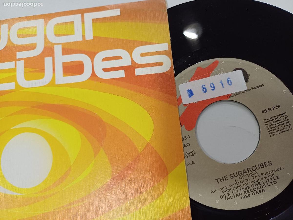 Discos de vinilo: THE SUGARCUBES/REGINA/SINGLE. - Foto 2