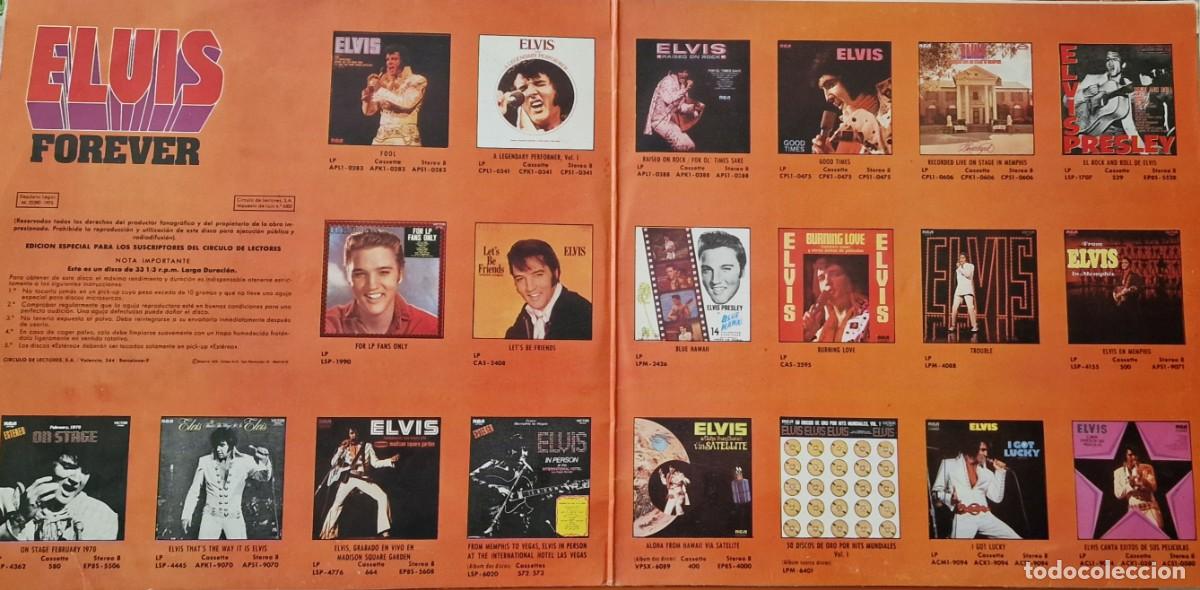 Discos de vinilo: disco vinilo LP. Elvis forever - Foto 2