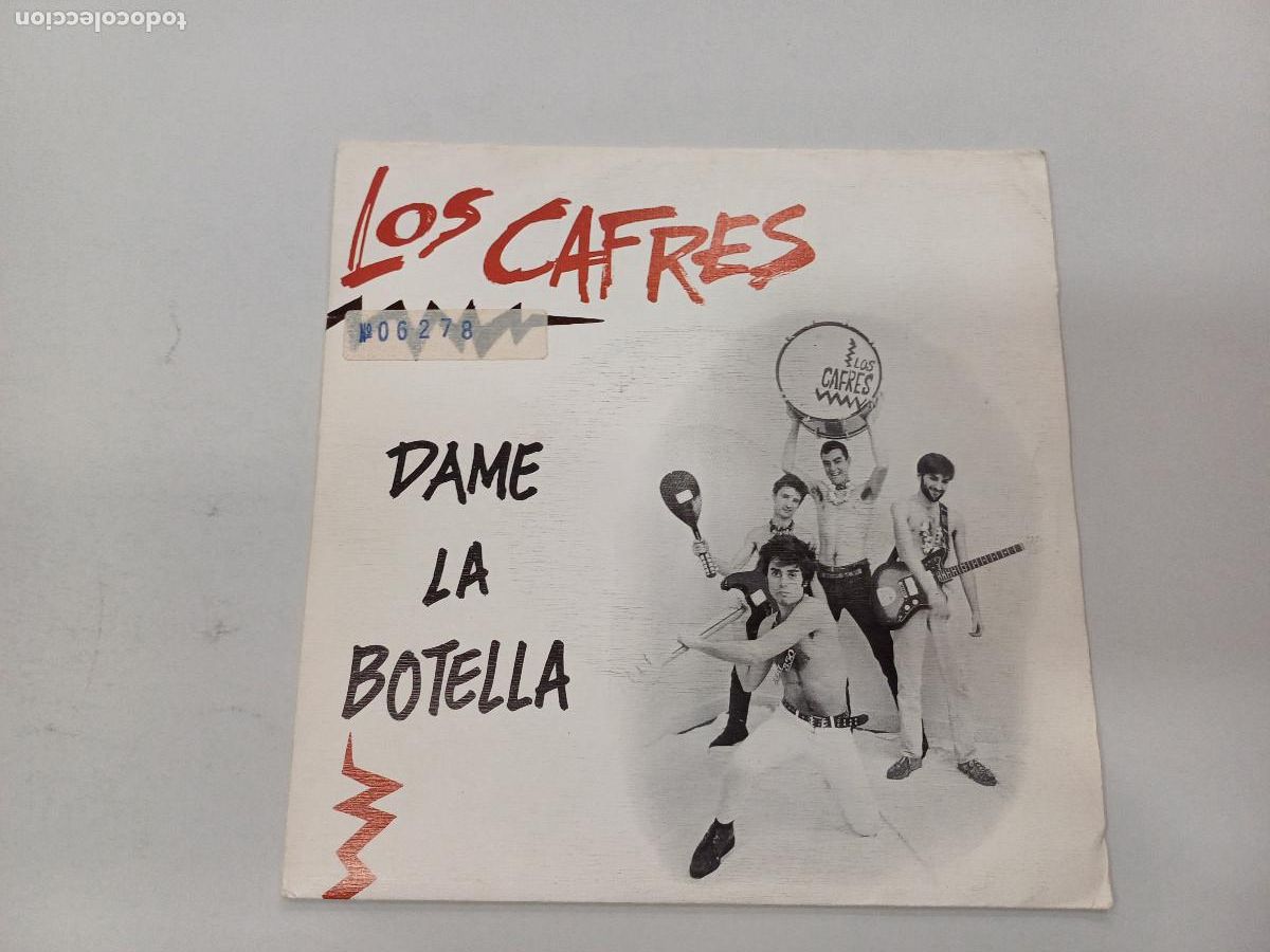 Discos de vinilo: LOS CAFRES/DAME LA BOTELLA/SINGLE PROMOCIONAL. - Foto 1