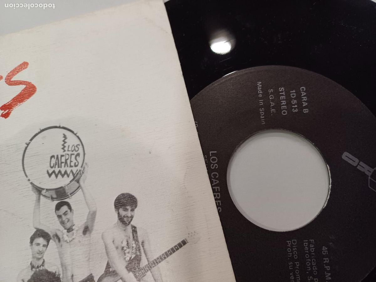Discos de vinilo: LOS CAFRES/DAME LA BOTELLA/SINGLE PROMOCIONAL. - Foto 2
