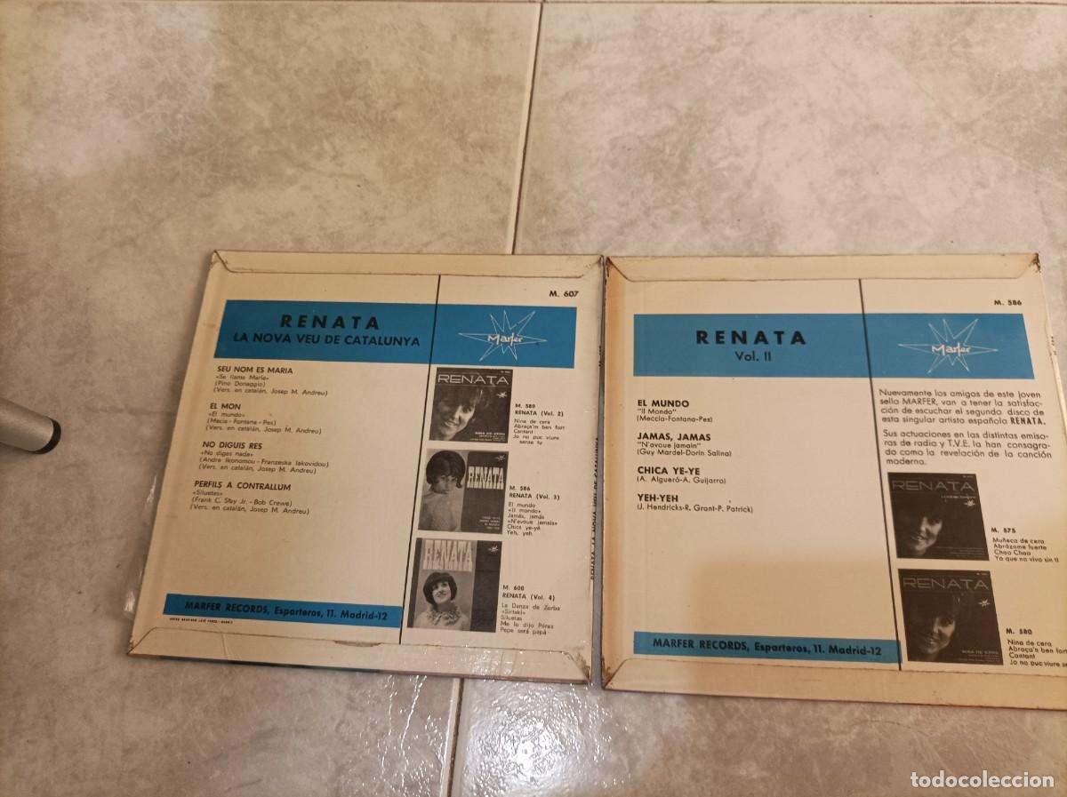 Discos de vinilo: Renata -chica ye-ye- eps lote - Foto 2