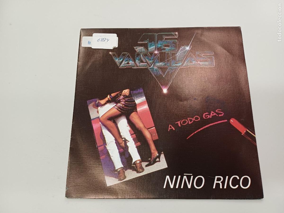 Discos de vinilo: 16 VALVULAS/A TODO GAS/SINGLE METAL. - Foto 1