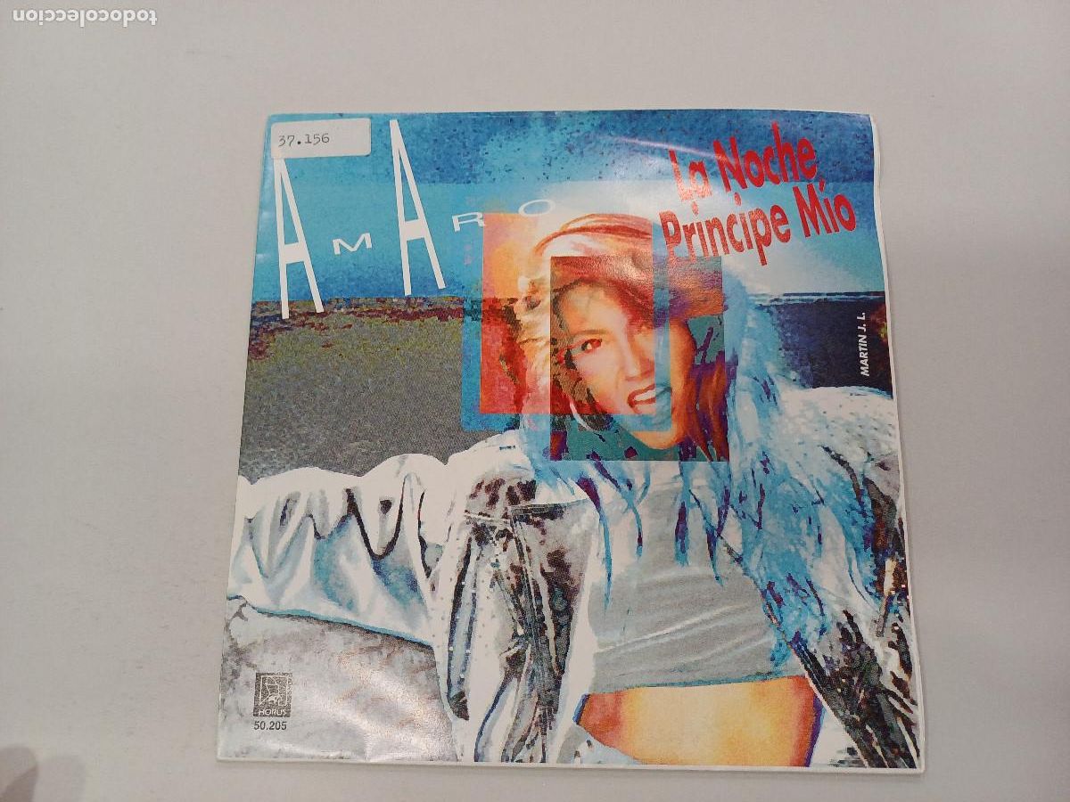 Discos de vinilo: AMARO/LA NOCHE/SINGLE METAL. - Foto 1