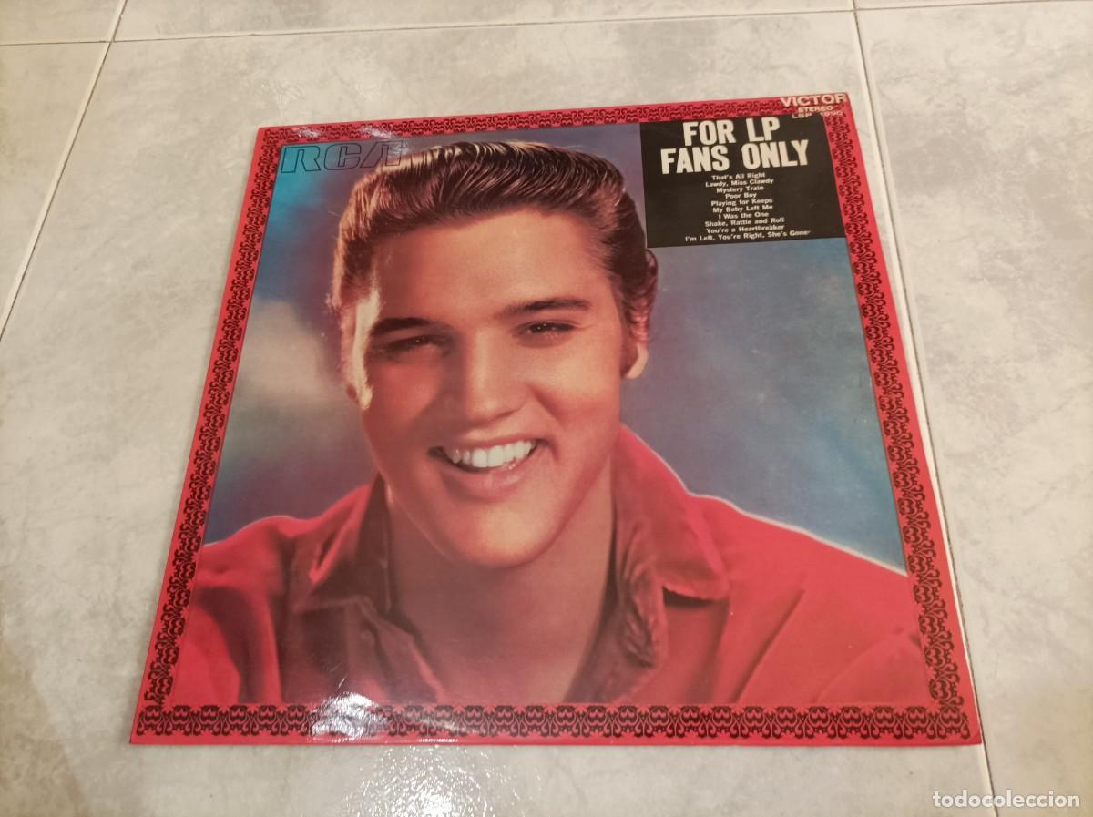 Discos de vinilo: Elvis Presley lp fans only - Foto 1