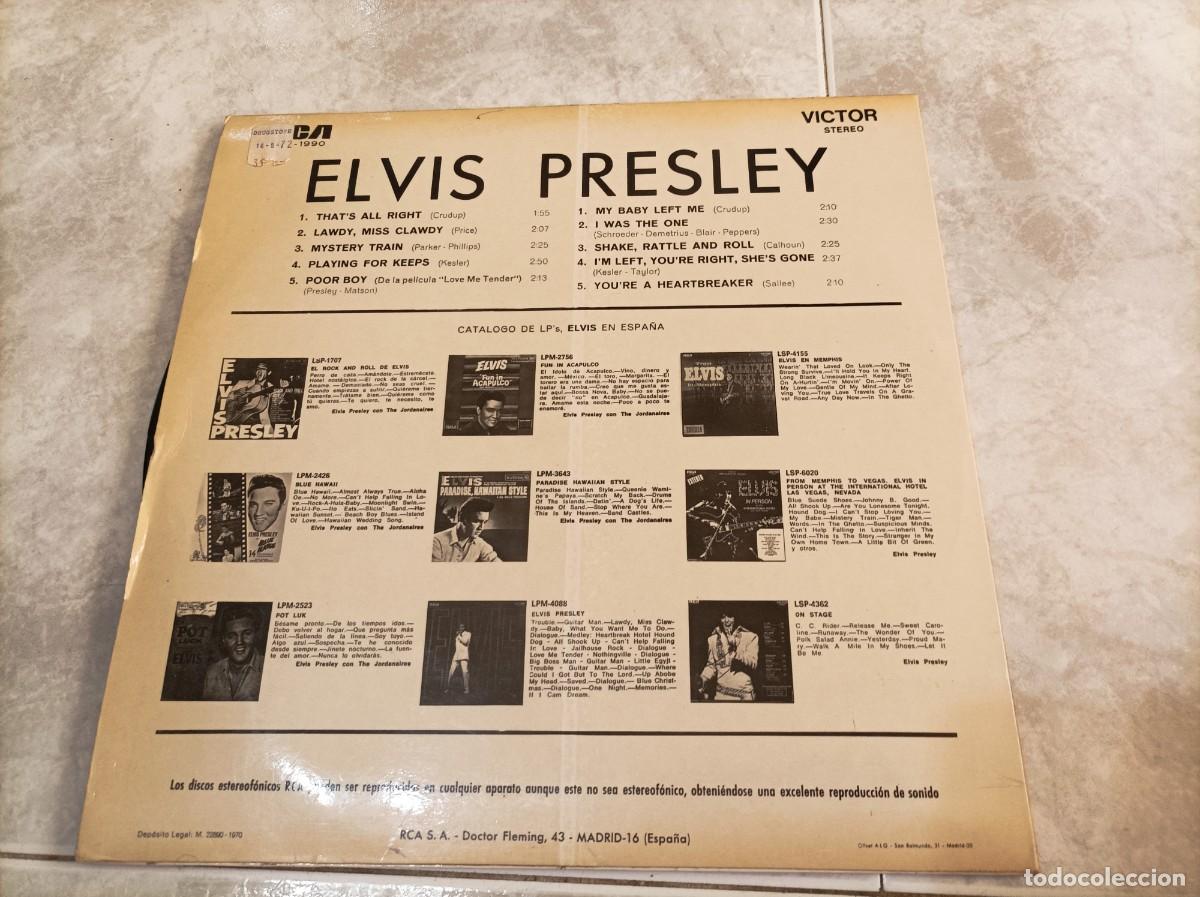 Discos de vinilo: Elvis Presley lp fans only - Foto 2