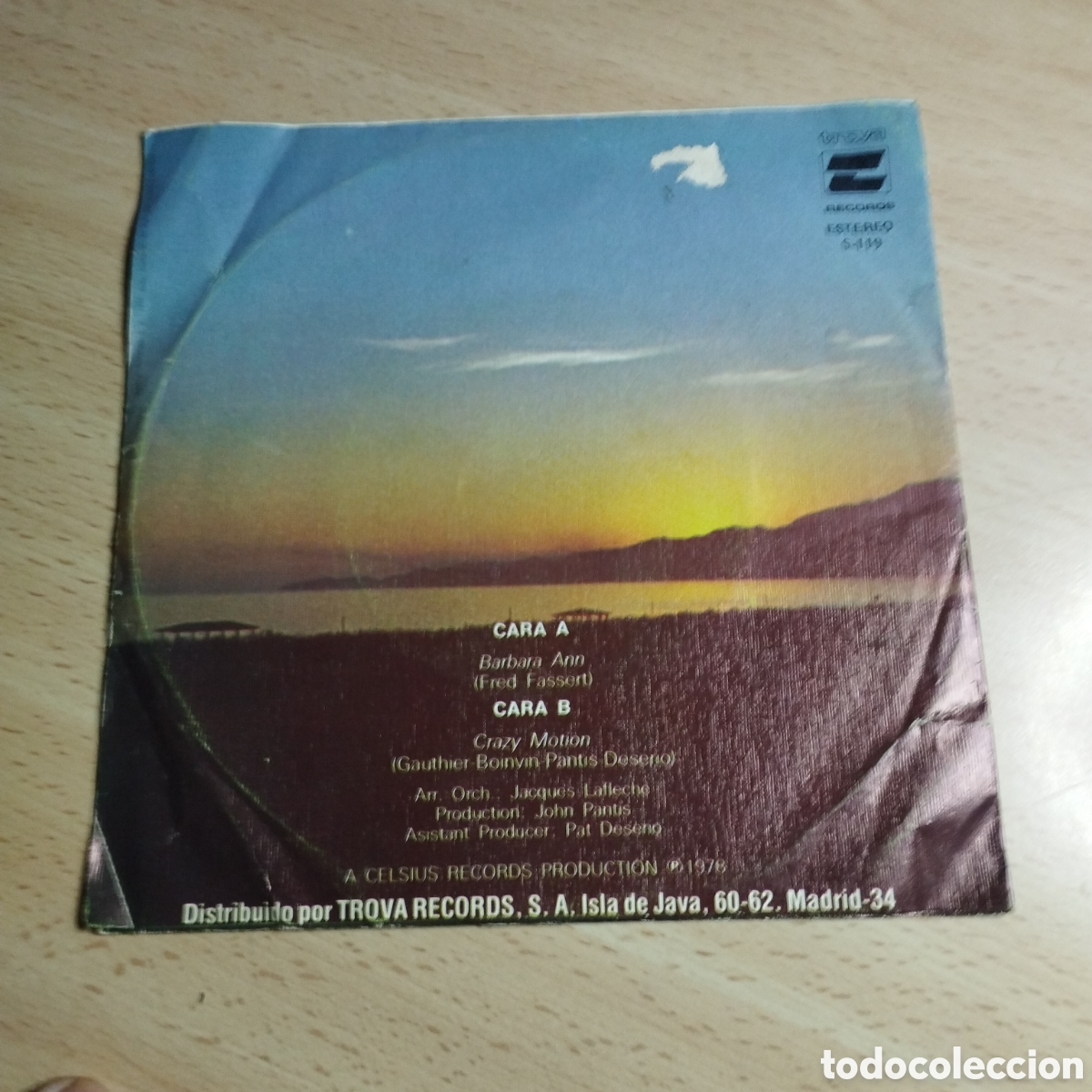 Discos de vinilo: Single 7&rdquo; Sea Cruise 1978 Barbara Ann - Foto 2
