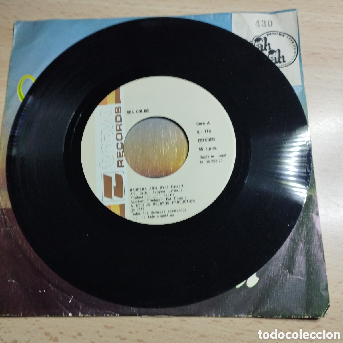 Discos de vinilo: Single 7&rdquo; Sea Cruise 1978 Barbara Ann - Foto 3