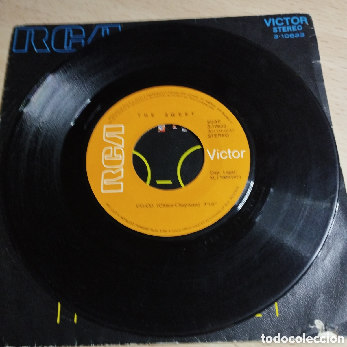 Discos de vinilo: Single 7&rdquo; The Sweet 1971 CO-CO - Foto 3