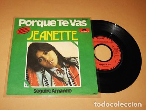 Discos de vinilo: JEANETTE - PORQUE TE VAS - SINGLE - 1974 - Foto 1
