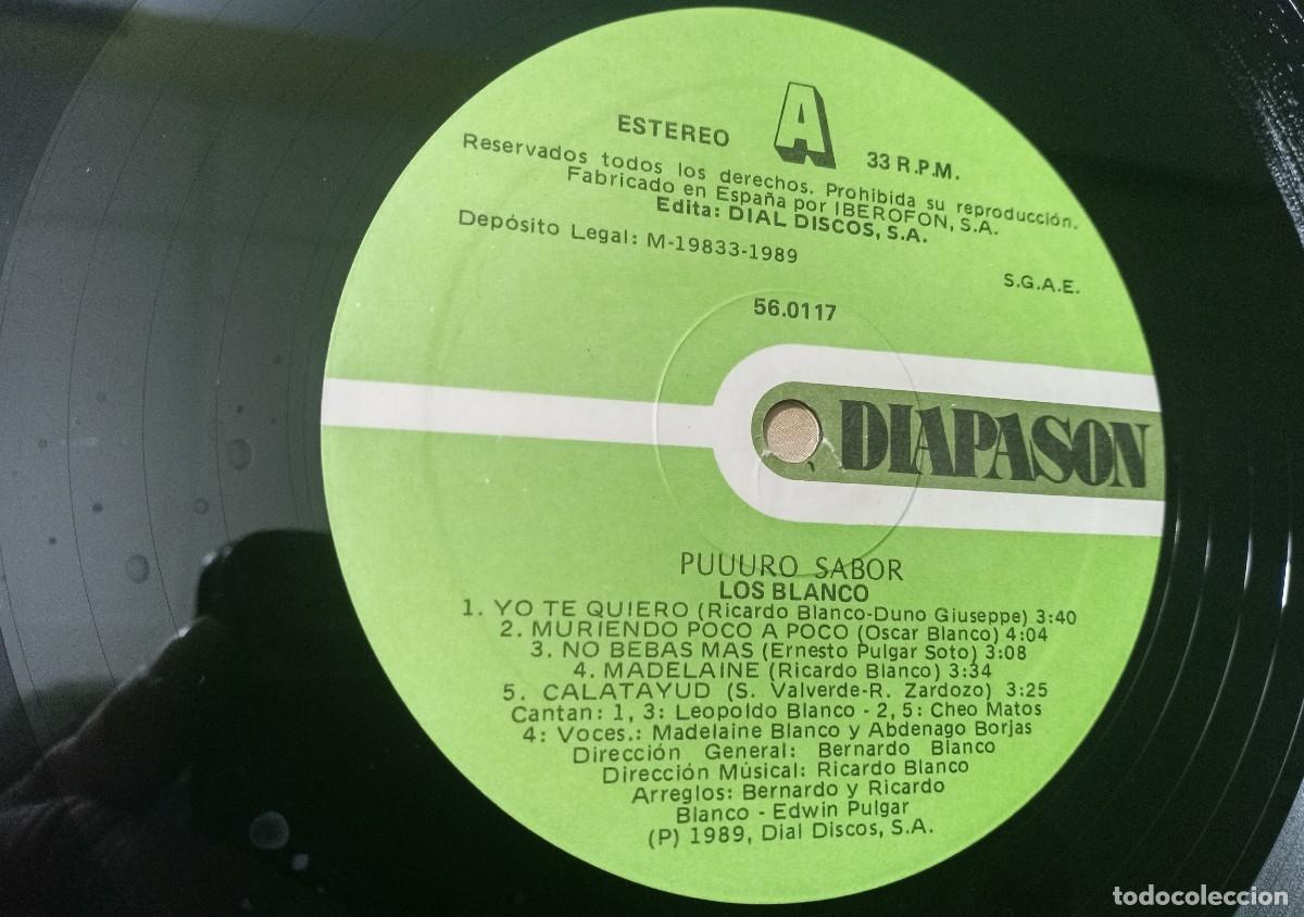 Discos de vinilo: Los blanco &lrm;&ndash; Puuuro sabor - Foto 3