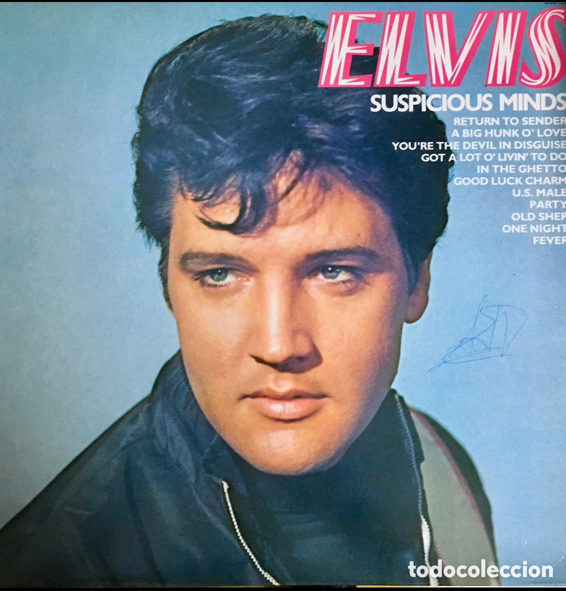 Discos de vinilo: Disco Vinilo LP. Elvis Presley. &ldquo;Souspicious Minds&rdquo;. 1982. - Foto 1