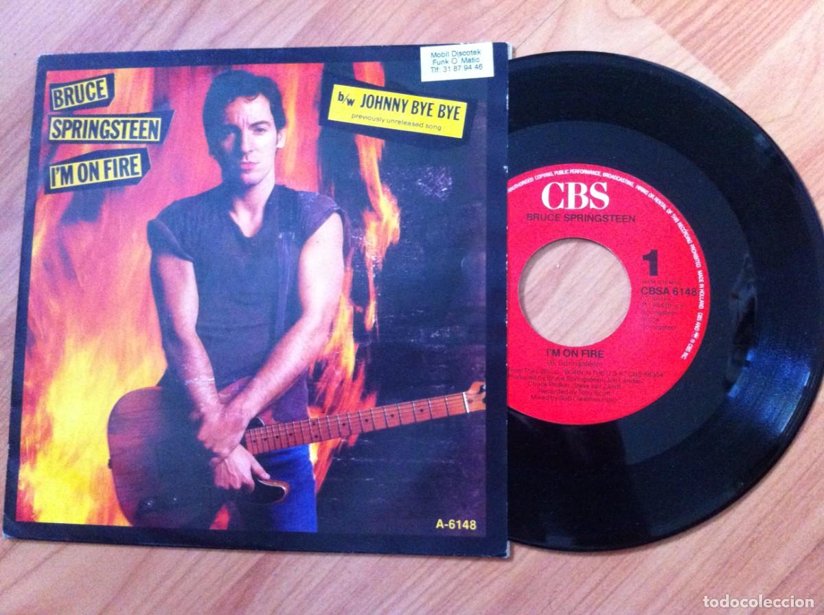 Discos de vinilo: BRUCE SPRINGSTEEN `I&acute;m on fire&acute; - Foto 1