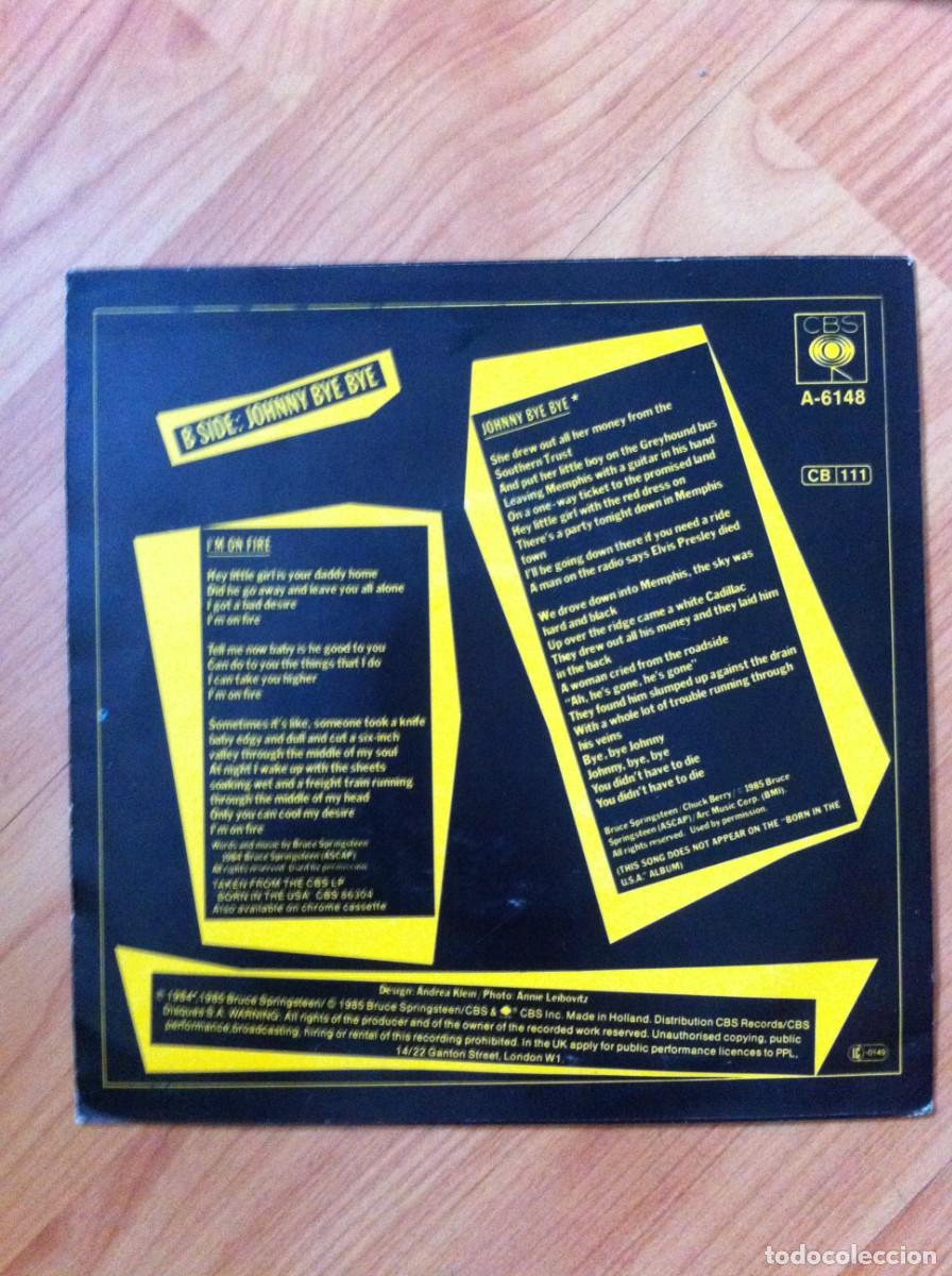 Discos de vinilo: BRUCE SPRINGSTEEN `I&acute;m on fire&acute; - Foto 2