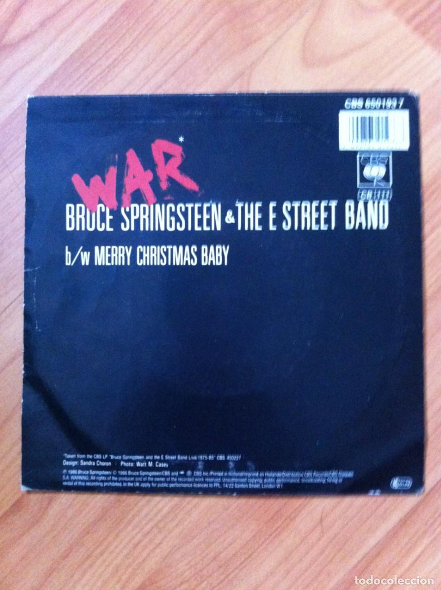 Discos de vinilo: BRUCE SPRINGSTEEN `War` - Foto 2