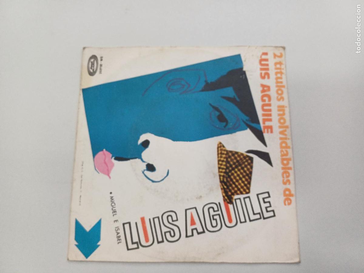 Discos de vinilo: LUIS AGUILE/CUANDO SALI DE CUBA/SINGLE. - Foto 3