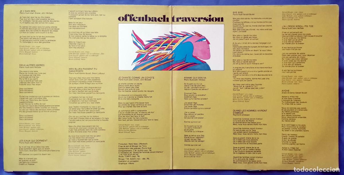 Discos de vinilo: Offenbach &lrm;&ndash; Traversion LP, Gatefold France 1978 hard rock - Foto 2