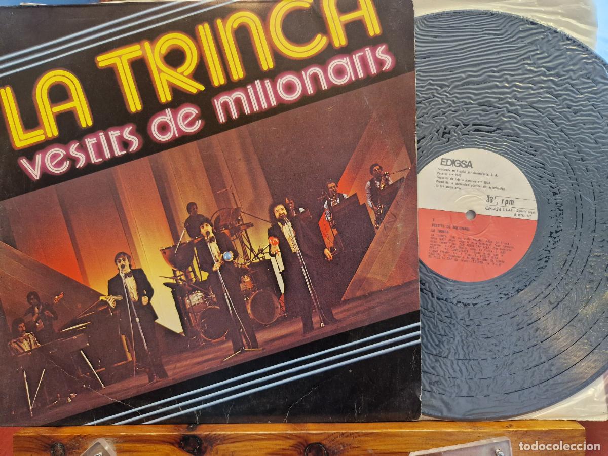 Discos de vinilo: SINGLE. LA TRINCA VESTIES DE MILIONARIS. - Foto 1