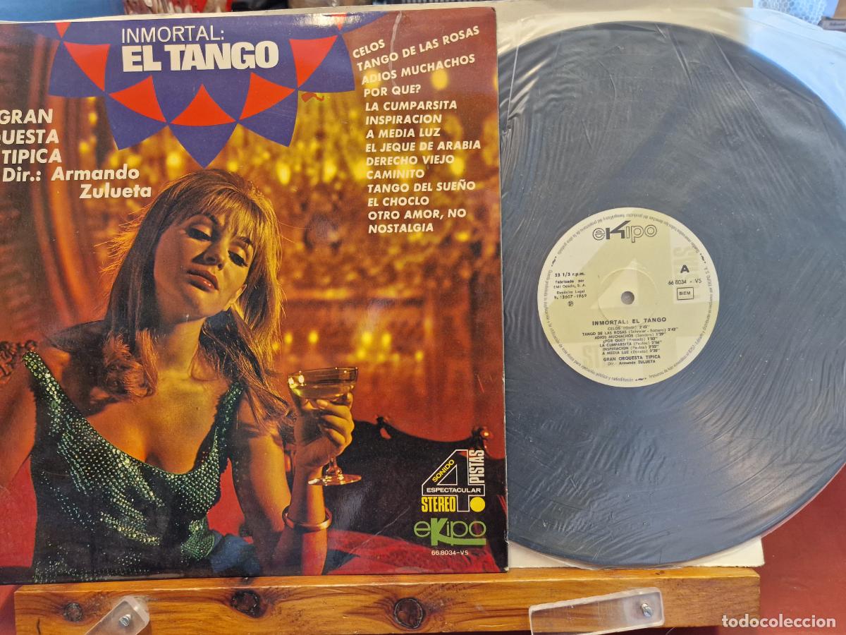 Discos de vinilo: SINGLE. INMORTAL. EL TANGO. ARMANDO ZULETA. - Foto 1