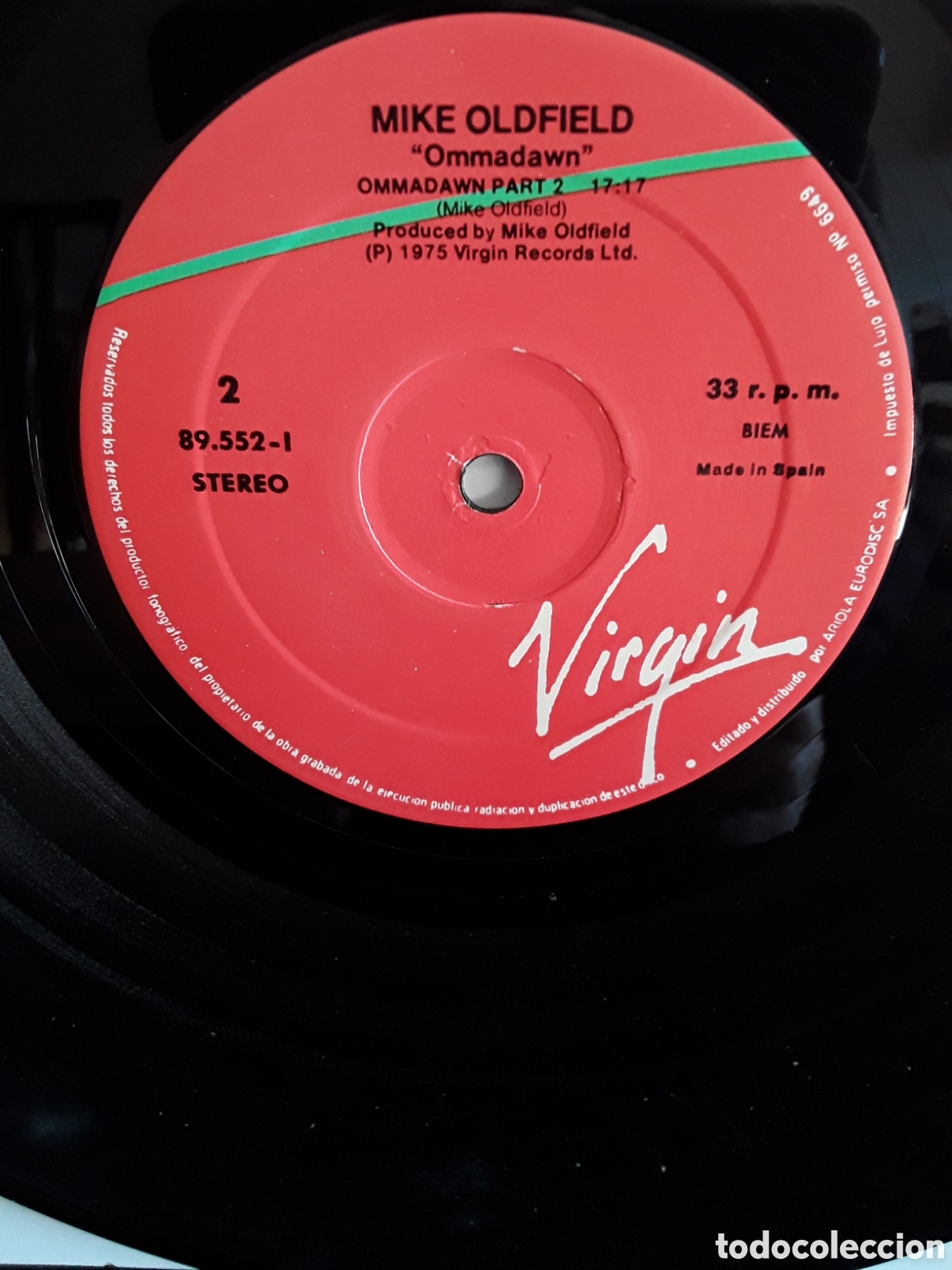 Discos de vinilo: Mike Oldfield &lrm;&ndash; Ommadawn - Foto 2