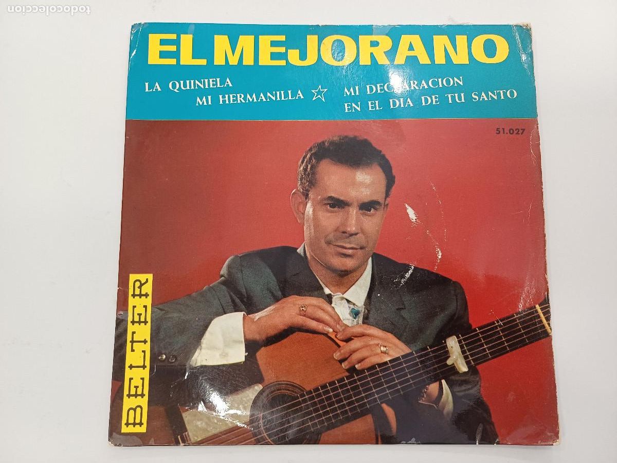 Discos de vinilo: EL MEJORANO/LA QUINIELA/SINGLE. - Foto 1