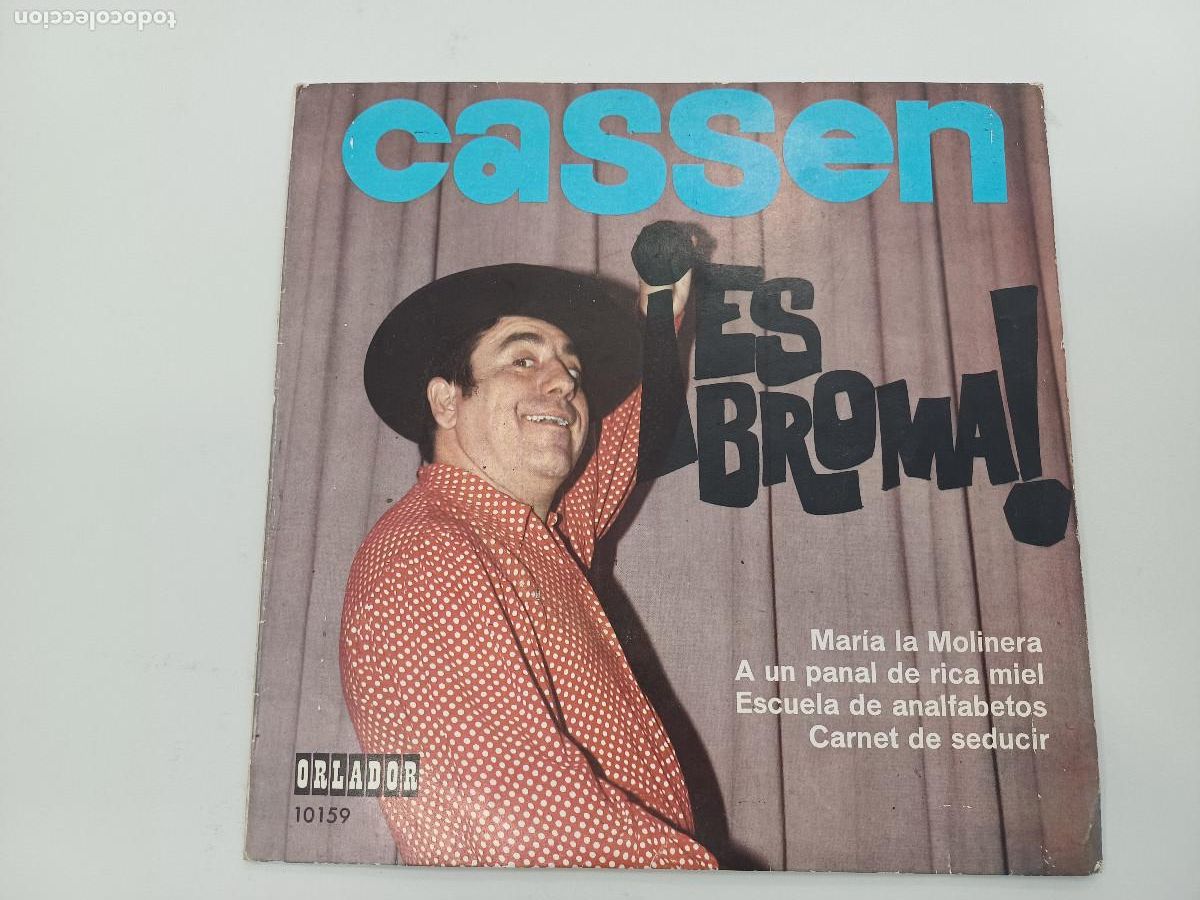 Discos de vinilo: CASSEN/MARIA LA MOLINERA/SINGLE. - Foto 1