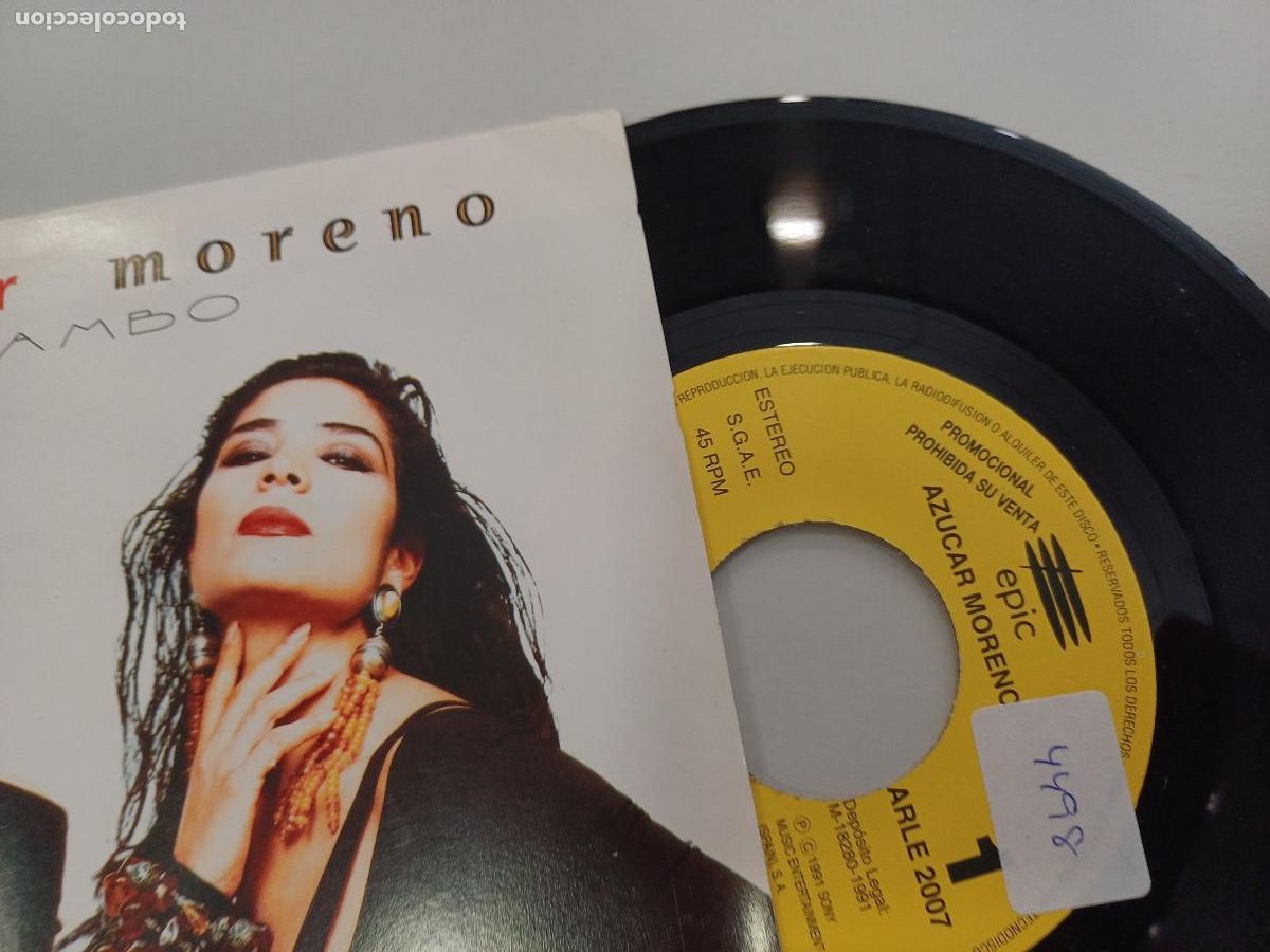 Discos de vinilo: AZUCAR MORENO/MAMBO/SINGLE PROMOCIONAL. - Foto 2