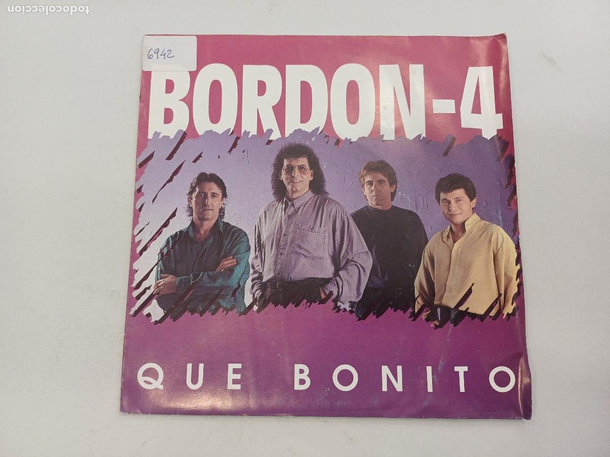 Discos de vinilo: BORDON 4/QUE BONITO/SINGLE. - Foto 1