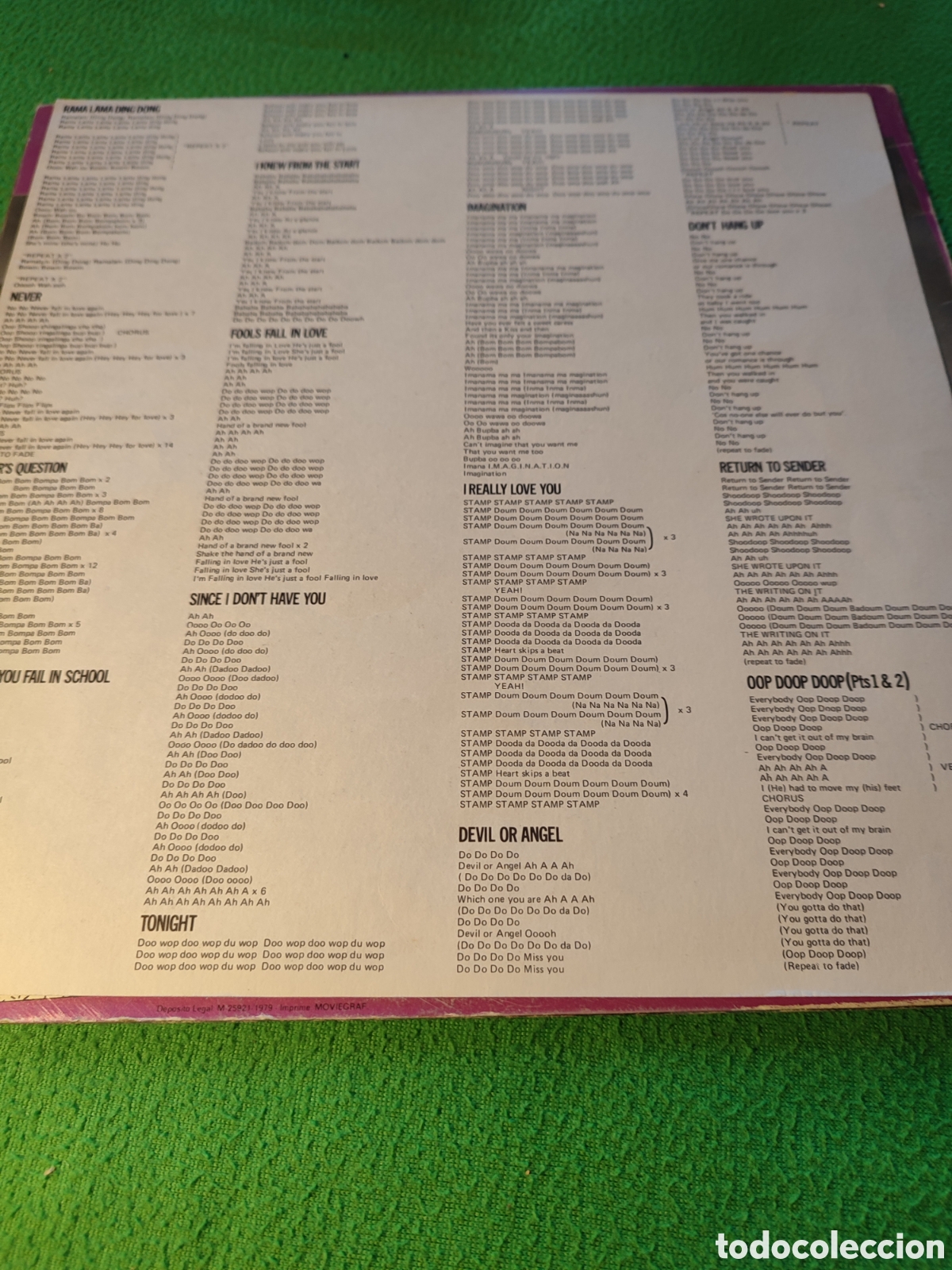 Discos de vinilo: Rocky Sharpe - Ramalama vinilo Lp - Foto 2