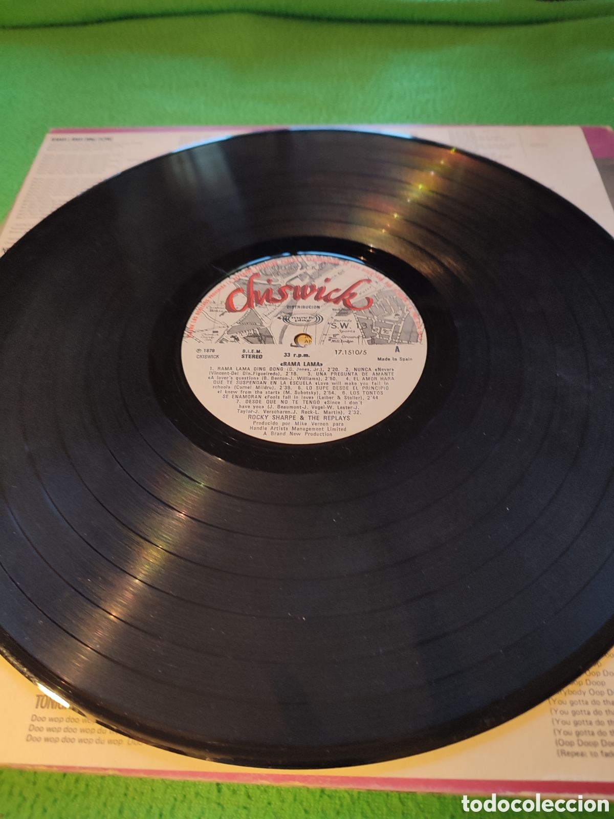 Discos de vinilo: Rocky Sharpe - Ramalama vinilo Lp - Foto 3