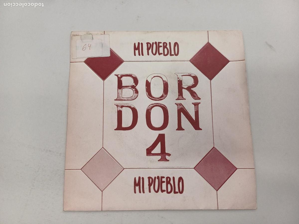 Discos de vinilo: BORDON 4/MI PUEBLO/SINGLE PROMOCIONAL. - Foto 1