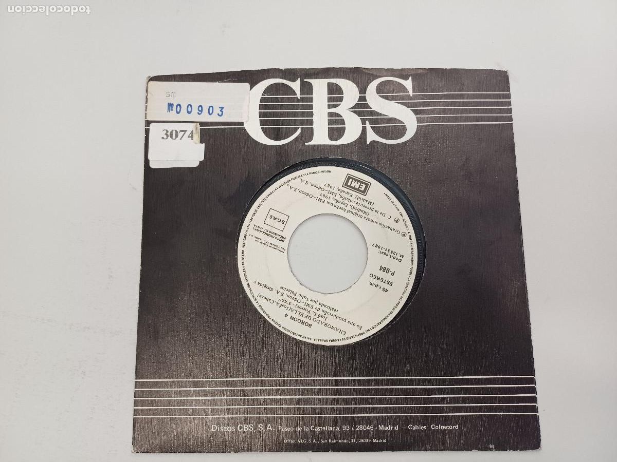 Discos de vinilo: BORDON 4/ENAMORADO DE ELLA/SINGLE PROMOCIONAL. - Foto 1