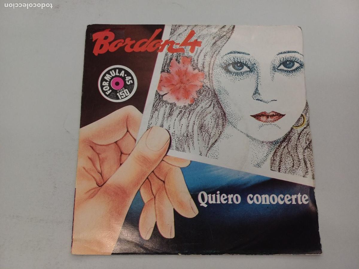 Discos de vinilo: BORDON 4/QUIERO CONOCERTE/SINGLE PROMOCIONAL. - Foto 1