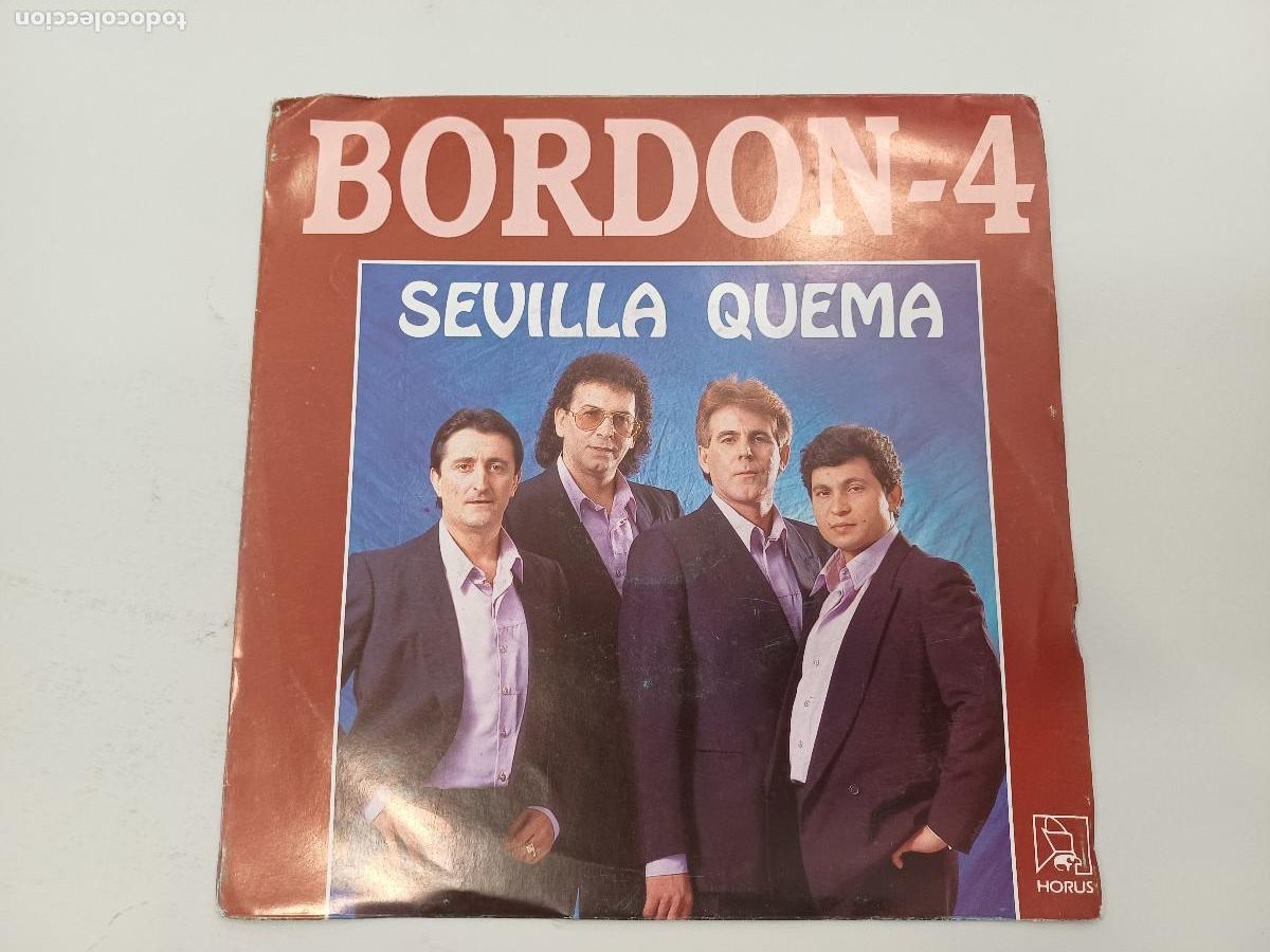 Discos de vinilo: BORDON 4/SEVILLA QUEMA/SINGLE. - Foto 1