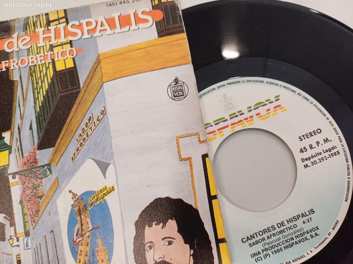 Discos de vinilo: CANTORES DE HISPALIS/SABOR AFROBETICO/SINGLE. - Foto 2