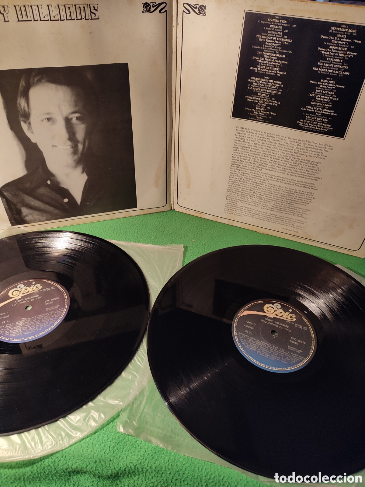 Discos de vinilo: Andy Williams - Recuerdos de oro 2 Lps - Foto 2