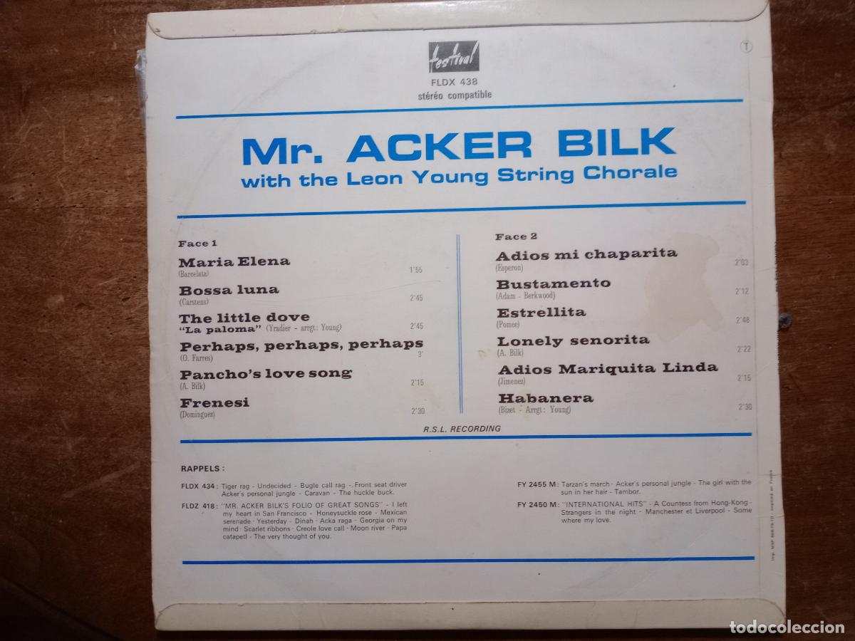 Discos de vinilo: Mr. Acker Bilk and the Leon Young Strings Chorale - Foto 2