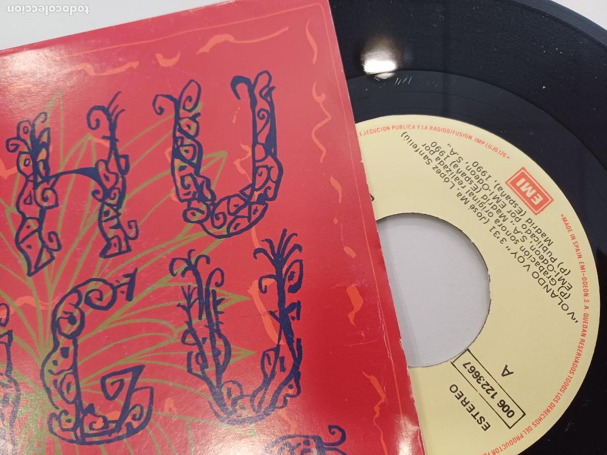 Discos de vinilo: LOS CHUNGUITOS/VOLANDO VOY/SINGLE. - Foto 2
