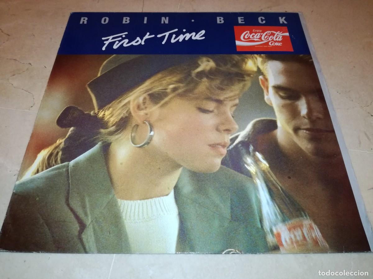Discos de vinilo: ROBIN BECK-THE FIRST TIME-ORIGINAL ESPA&Ntilde;OL 1988 - Foto 1