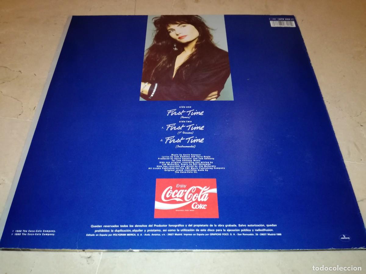Discos de vinilo: ROBIN BECK-THE FIRST TIME-ORIGINAL ESPA&Ntilde;OL 1988 - Foto 2