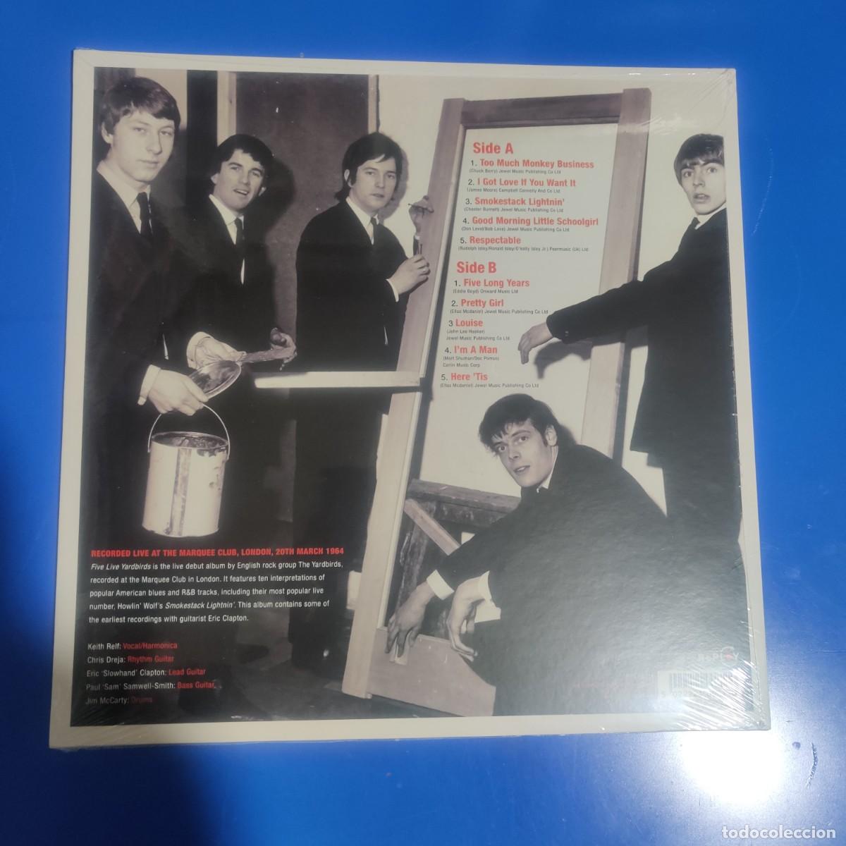 Discos de vinilo: Vinilo The Yardbirds Five Live Precintado - Foto 2
